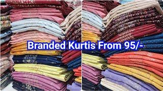 95/-Branded kurtis shop in chickpet Bangalore leggings,avassa,fusion,dhuni kurtis S to 3XL