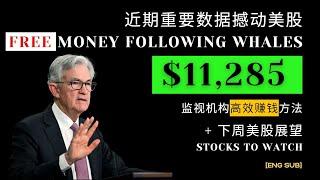 通过暗池监视机构从美股获利 FREE MONEY FOLLOWING DARK POOL WHALES + 下周美股展望