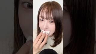 ゆで卵みたいなマシュマロ⁉️ つるの子miniASMR#ASMR#mukbang#マシュマロ#marshmallow#和菓子