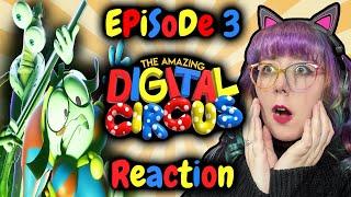 CRYING FOR KINGER - AMAZING DIGITAL CIRCUS EPISODE 3 REACTION - Zamber Reacts