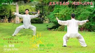 Chen-style Tai Chi Lao Jia Yi Lu 74 Form (Front & Back View) 陈氏太极老架一路74 (前背面)  - 2X speed