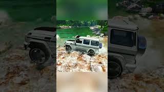 Mercedes Gelenvagen Stuck in Mountain River ~ Beamng drive davidinark passive safety dytastic
