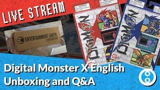 Digital Monster X English - Unboxing and Q&A