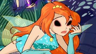 Bloom gets her eyes plucked out by the Trix | Winx Club Clip