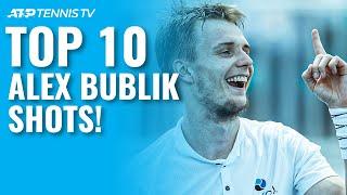 Top 10 Unreal Alexander Bublik Shots! (So Far)