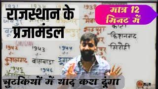 राजस्थान के प्रजामंडल | Rajasthan prajamandal | चुटकियों में याद हो जाएंगे By #rajveer sir 