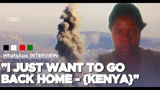 Kenyans caught up in the Israel - Lebanon conflict cry for help.