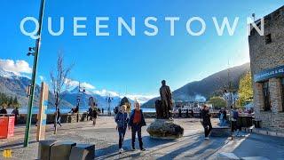 Queenstown Evening Walk October 2023 | QT City Centre | South Island New Zealand Walking Tour 4K