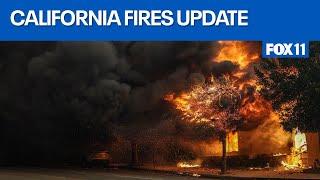 California Wildfires Latest: LA officials provide update