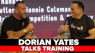 DORIAN YATES LEGENDARY TRAINING PHILOSOPHY! Dubai Muscle Show- Part 1