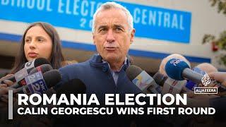 Calin Georgescu takes shock lead in Romania’s presidential election