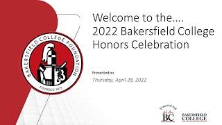 2022 Honors Celebration | Bakersfield College Foundation