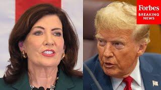 Kathy Hochul Reacts To Trump Calling Congestion Pricing 'Most Regressive Tax Known To Womankind'