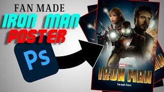 How to create a movie poster in Photoshop | Iron Man | Avengers | Photoshop Tutorial