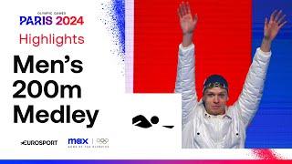 MARCHAND MANIA!  | Men's Swimming 200m Individual Medley Highlights | #Paris2024