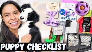 All the things your puppy needs!