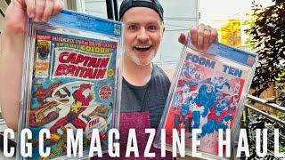 Unboxing CGC Magazines - FOOM! and Captain Britain Bronze Age Keys