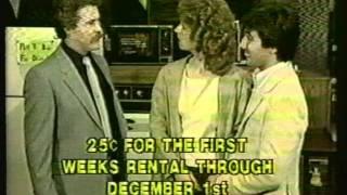 Old cheesy TV store commercial - November 1984