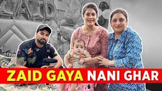 Zaid Gya Nani Ghar || Chiku Malik Vlogs