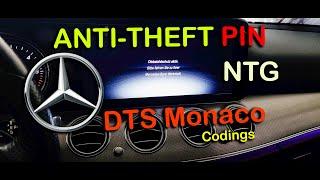 UNLOCK ANTI - THEFT PIN W213 MERCEDES - DTS MONACO ( DIEBSTAHLSCHUTZ )