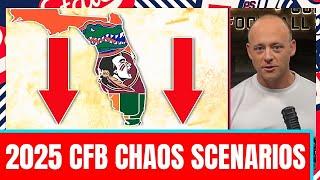 CFB Chaos Scenario...Florida + Miami + FSU All Fall Short - Josh Pate Cut