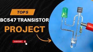 Top 5 Electronic Project With BC547 Transistor • Creative SM