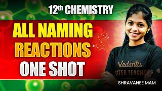 12th Chemistry All Naming Reactions One Shot | Shravanee ma'am