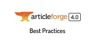 How to Create Awesome Long Form Content with Article Forge 4.0