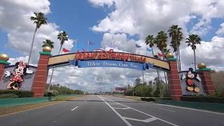 Driving through CLOSED Walt Disney World March 2020 | Past All 4 Park Entrances and Disney Springs