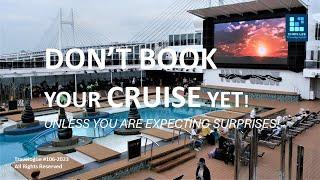 An unforgettable CruiseShip journey - MSC Bellissima. Don't book unless you have heard from me!