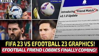 [TTB] FIFA 23 VS EFOOTBALL 2023 GRAPHICS COMPARISON! - EFOOTBALL 2023 V2.1 UPDATE COMING