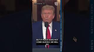 Trump after Iran bombing: 'If peace does not come quickly we will go after those other targets'