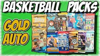  HUGE GOLD AUTO! Ripping Random Retail Basketball Packs!