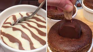 Melting Chocolate Cake for All! Zebra Dessert Magic Brownies Chocolate & Banana Cakes