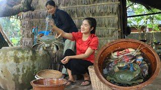 Countryside Life TV: We prepare 2 recipes with mud crabs / Mud crab steamed glass noodle