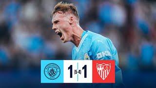 HIGHLIGHTS! CITY WIN THE SUPER CUP ON PENALTIES!  | Man City 1-1 Sevilla | UEFA Super Cup