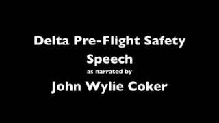 Airline Pre-Flight Safety Speech