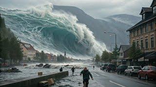 En 2015, des montagnes se sont effondrées, créant un tsunami de 240 mètres qui a englouti 400 000 ..