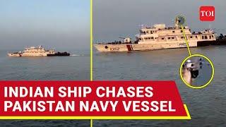 Indian Sea Warriors Chase Pak Navy Ship After Seven Captured; Vessel Destroyed, 7 Fishermen Rescued