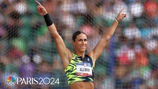 Valarie Allman DOMINATES women's discus final at Trials to secure Paris spot | NBC Sports