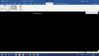 How To Use Learning Tools In Word 2019