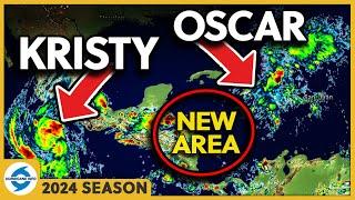 Oscar in Cuba. Heading to the Bahamas as a tropical storm. Kristy forms. Stay alert in the Caribbean