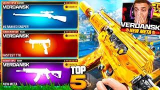 TOP 5 META Loadouts in Warzone Verdansk! (New Best Class Setups)