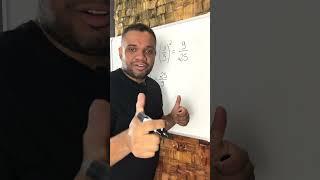 #shorts | FRAÇÃO E POTENCIAÇÃO