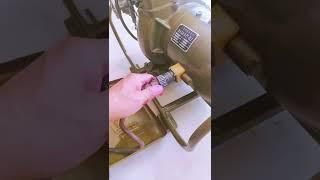 Portable old generator pneumatic process- Good tools and machinery make work easy