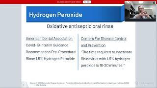 ORAL RINSES: WHAT'S SAFE?  WHAT'S EFFECTIVE?  Free Dental CE webinar hosted by DentalCEAcademy.com