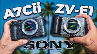 Best HYBRID Camera in 2024? SONY A7Cii vs ZV-E1