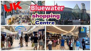 BLUEWATER SHOPPING CENTRE WALKING TOUR 2024 // BIG MALL IN KENT