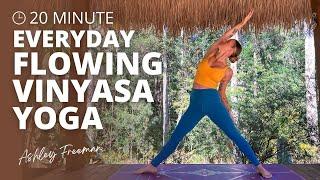 20-minute everyday FLOWING VINYASA YOGA (all levels).. Ashley Freeman