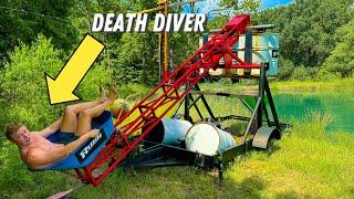 Death Divers VS Human Catapult